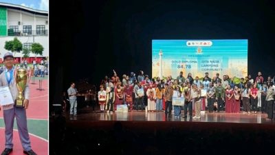 Piala Winner of Pop & Jazz International Choral Festival 2026 Hadir di Lampung