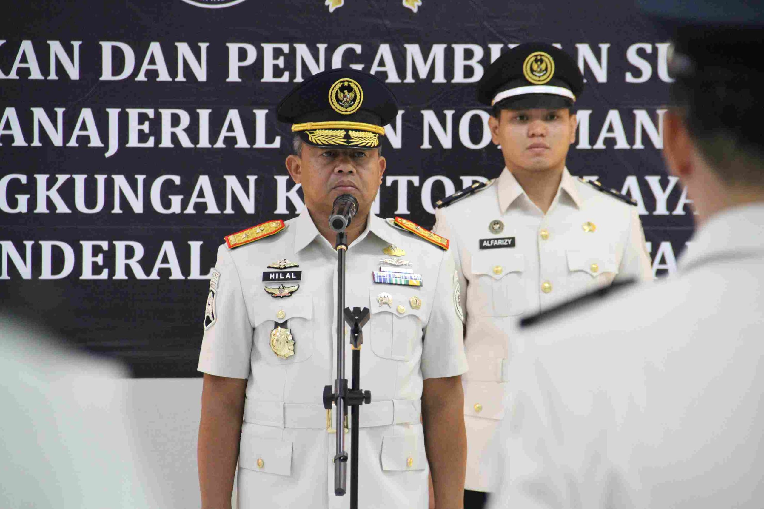Kepala Kantor Wilayah Direktorat Jenderal Pemasyarakatan (Ditjenpas) Lampung, Maulidi Hilal, melantik pejabat baru, berlangsung di Aula Kanwil Ditjenpas Lampung, Jalan ZA Pagar Alam No.83, Gedong Meneng, Kec. Rajabasa, Kota Bandar Lampung, Selasa, 18 Agustus 2026.