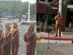 Plt Bupati Lampung Tengah I Komang Koheri Pimpin Apel Mingguan, Minta ASN Tingkatkan Profesional dan Kinerja