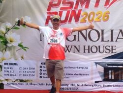 Mas Goen Tuntaskan Finish PSMTI RUN 2026 5K 38 Menit