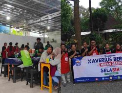 Selasa Kasih (Selasih) Yayasan Xaverius Tanjungkarang Hidangkan 400 Porsi Makan Siang Gratis