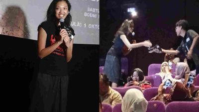 Sapa Penonton di Lampung, Anya Zen Hadiri Screening Film ‘Lubang Buaya’ dan Bagikan Cendera Mata