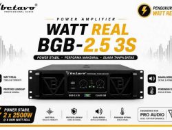 Betavo Audio Dorong Standar Baru: Spesifikasi Power Amplifier Harus Bisa Dibuktikan