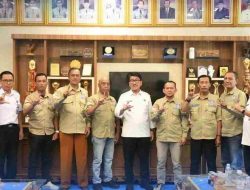 Bupati Lampung Utara Hamartoni Ahadis Audensi Dengan KWRI Lampung, Perkuat Sinergisitas