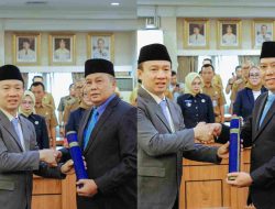 Pemprov Lampung Lantik Dua Pejabat Pimpinan Tinggi Pratama: Lukman Pura sebagai Direktur RSUD Dr. H. Abdul Moeloek Provinsi Lampung, Gadriyanto Abung sebagai Kasatpol Pamong Praja Provinsi Lampung