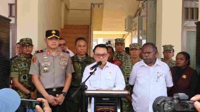 Menko Polkam Apresiasi langkah Polda Papua Barat Daya bersama TNI dan Pemda dalam Pemulihan Keamanan Berbasis Humanity Approach